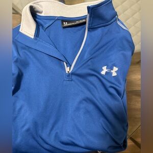 Under Armour Royal Blue Athletic Quarter-Zip Top